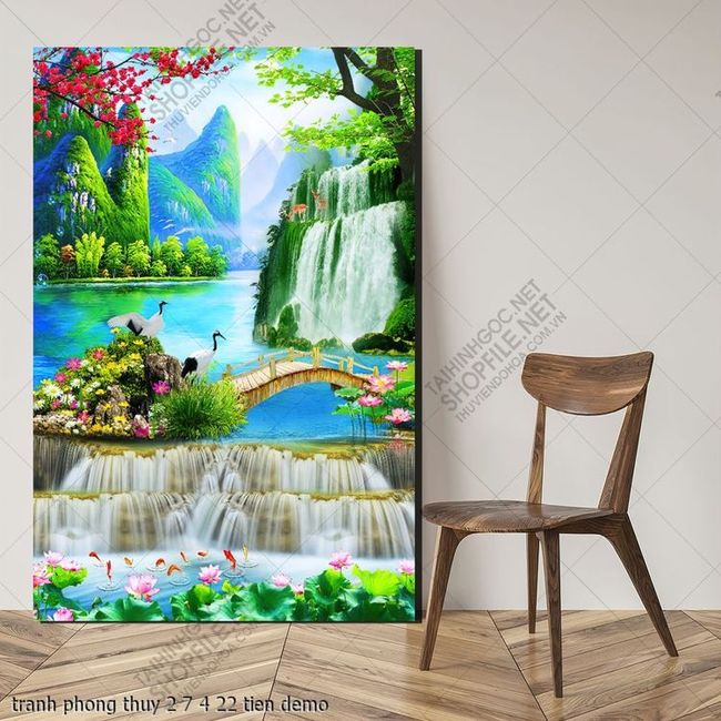 tranh phong thuy 2 7 4 22 tien